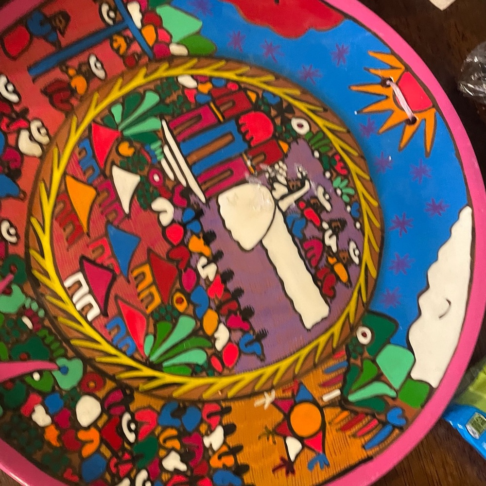 Colorful Decorative Plate